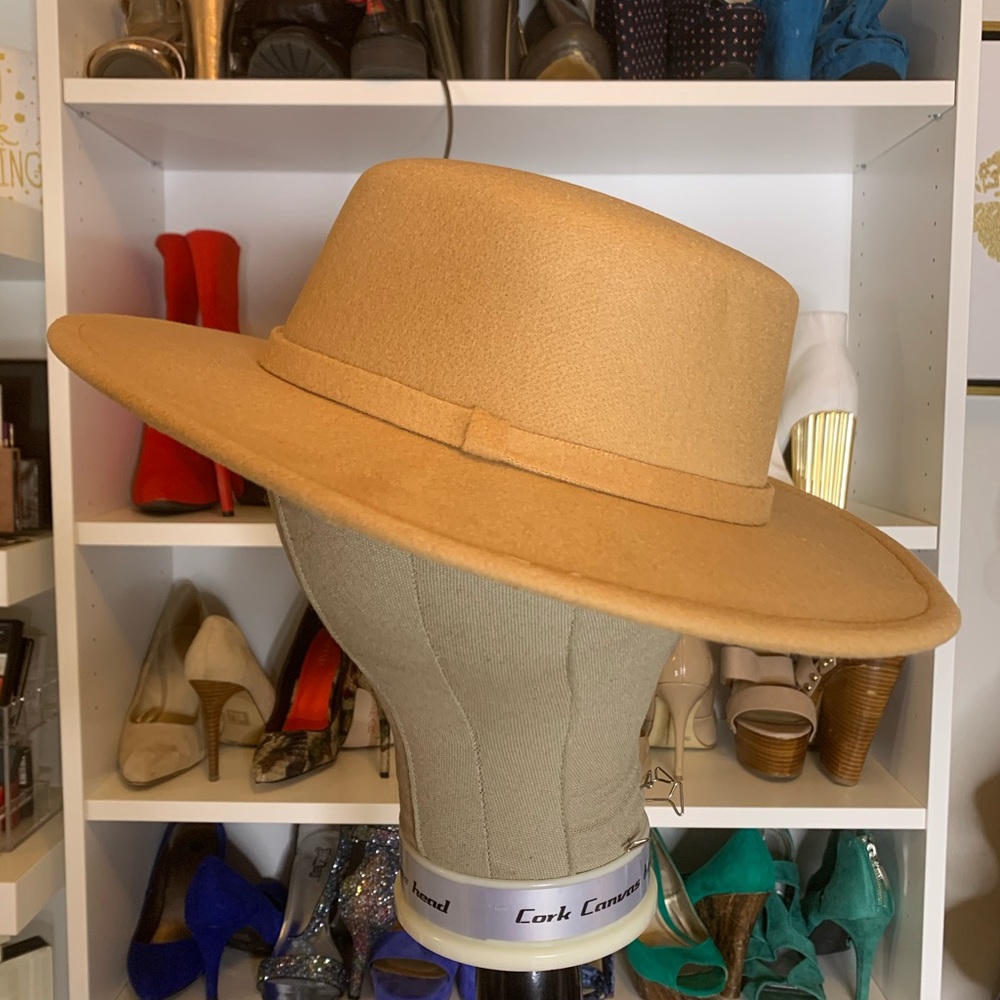 Tan Fedora Hat
